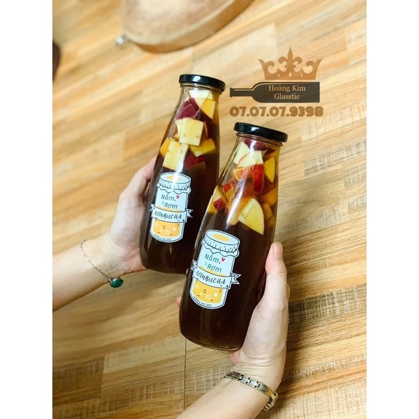 CHAI THỦY TINH 500ML NẮP THIẾC/ CHAI NƯỚC ÉP_SỮA