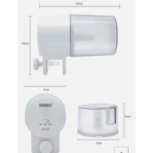 Thiết Bị Cho Cá Ăn Tự Động Theo Giờ SOBO DA - 08 - Máy Cho Cá Ăn Chăm Sóc Bể Cá