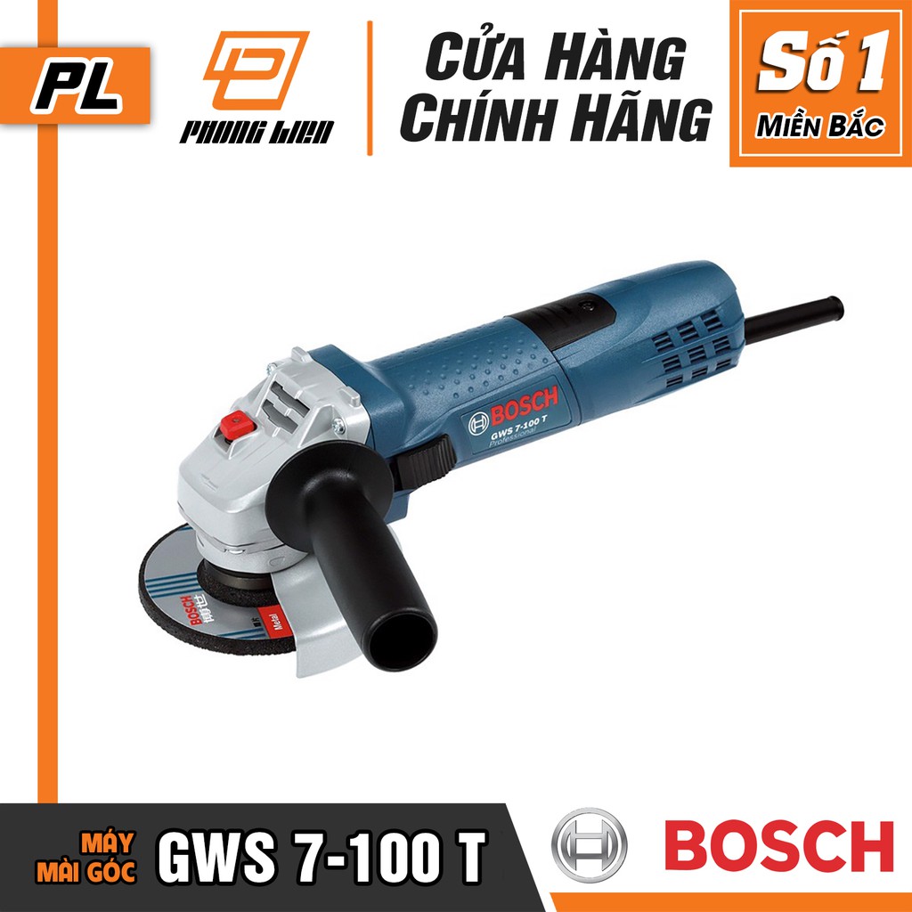 Máy Mài Góc Bosch GWS 7-100 T (100MM-720W) - Hàng Chính Hãng