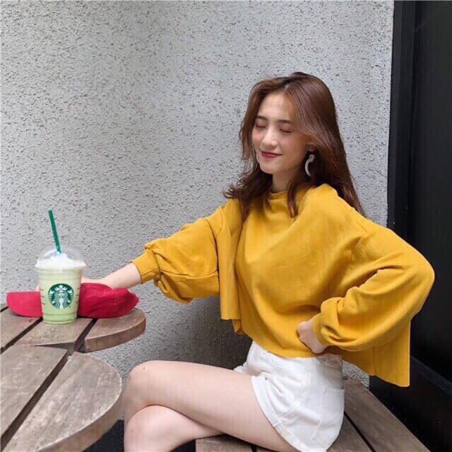 [Mã FAMAYWA giảm 10K đơn 50K] [TY Áo croptop tay dài basic đơn giản- trẻ trung | BigBuy360 - bigbuy360.vn