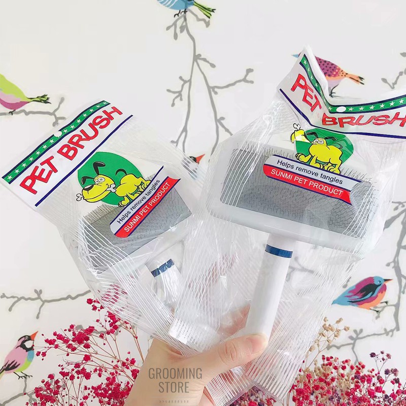 Lược grooming chuyên nghiệp - Lược chải lông chó mèo - Grooming Store