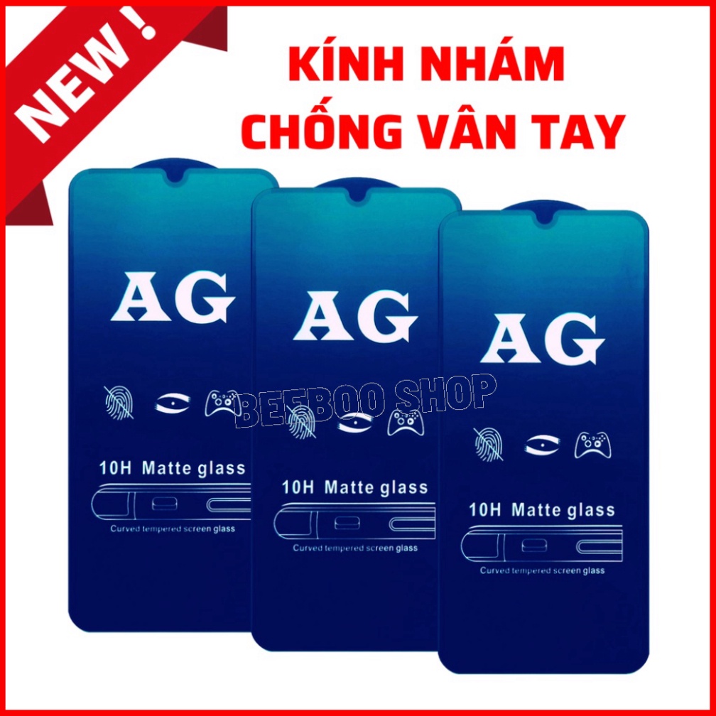 [AG NHÁM CAO CẤP] Kính Cường Lực Xiaomi Redmi Note 7/ Note 7 Pro- Full màn hình -Nhám phủ Nano Cao cấp - Chống vân tay