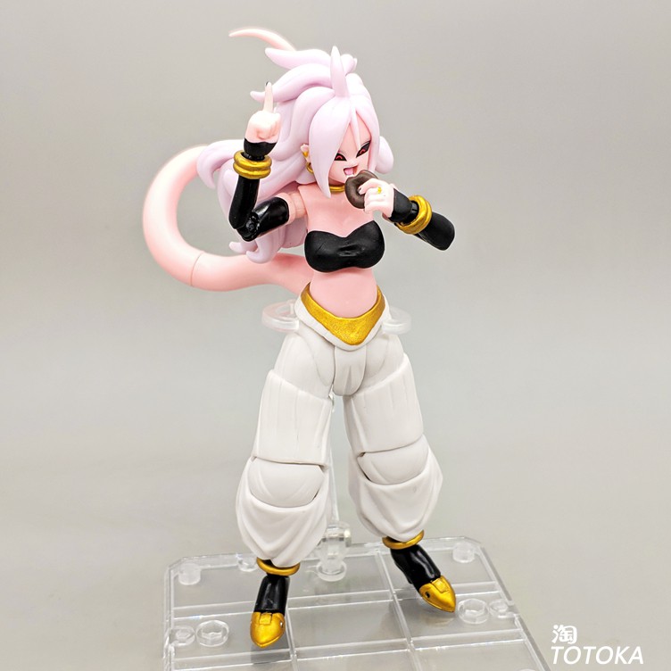 Mô hình Android 21 ShF Dragon Ball FighterZ 15cm (BL)