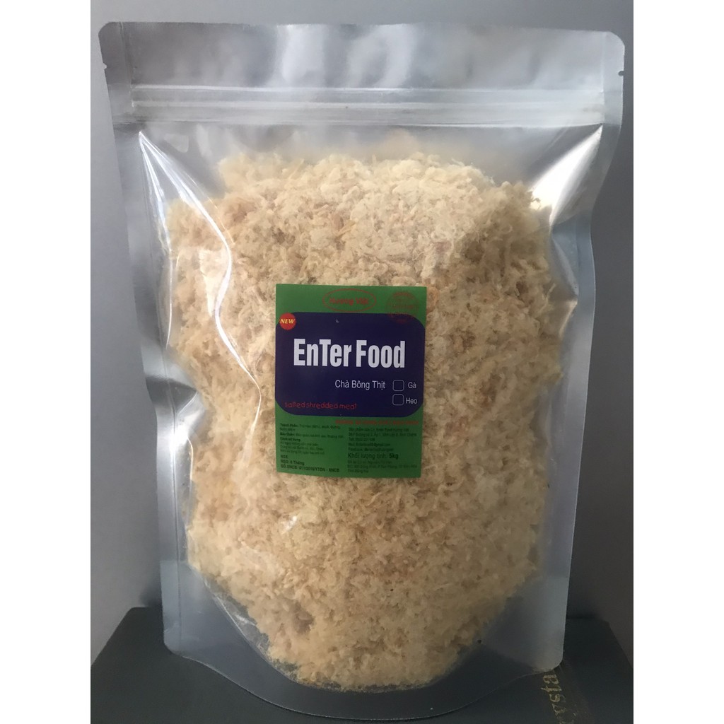 Chà bông gà - heo / chà bông cay / khô gà lá chanh  / các loại ruốc tại ENTERFOOD
