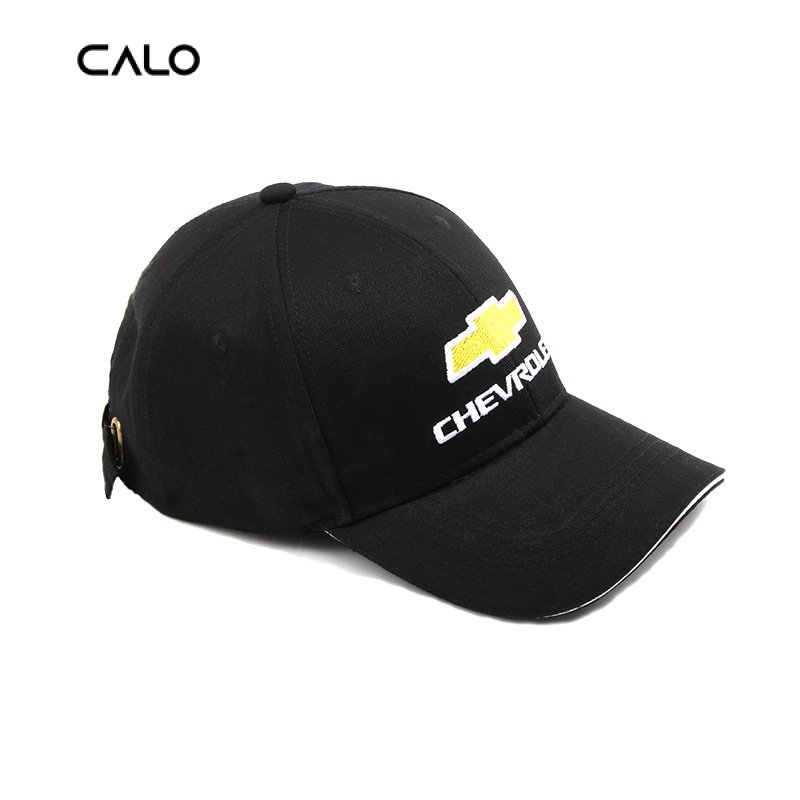 Mũ Lưỡi Trai Thêu Nhãn Hiệu Chevrolet F1 Màu Vàng Tùy Chỉnh Phong Cách Mới Cho Xe Hơi / Xe Máy