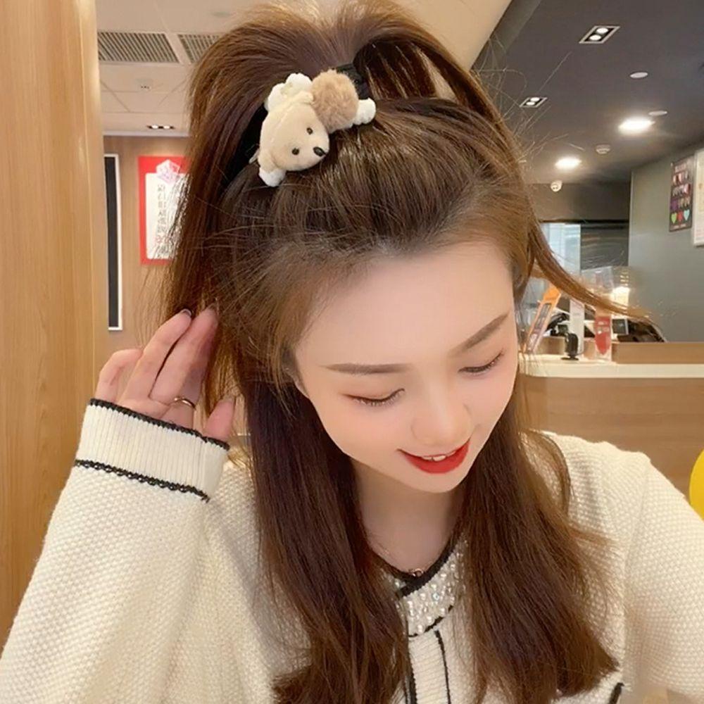Kẹp Tóc Đuôi Ngựa Hình Vuốt Gấu Phong Cách Hàn Quốc Ngọt Ngào VANES1 Dành Cho Bạn Nữ