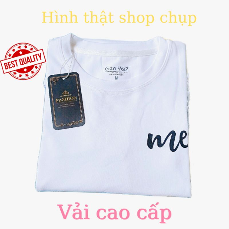 Áo thun nữ cotton cổ tròn cao cấp thiết kế hàng đẹp giá tốt GYZ kiểu basic đơn giản trẻ trung