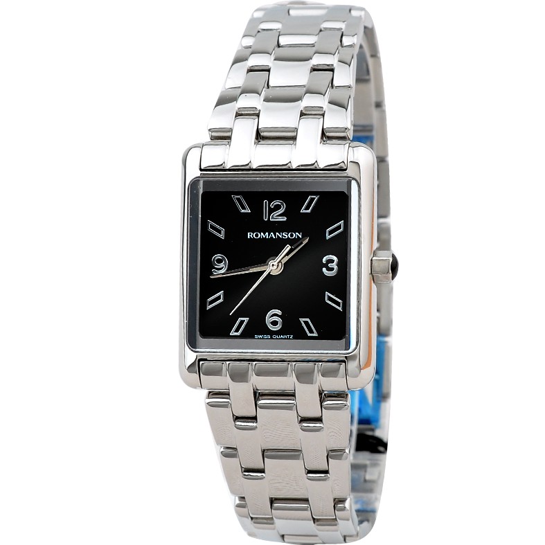 Đồng hồ Romanson Watch RM3243LWBK nữ mặt nhỏ máy Thụy Sĩ kính chống xước dây thép cao cấp chính hãng