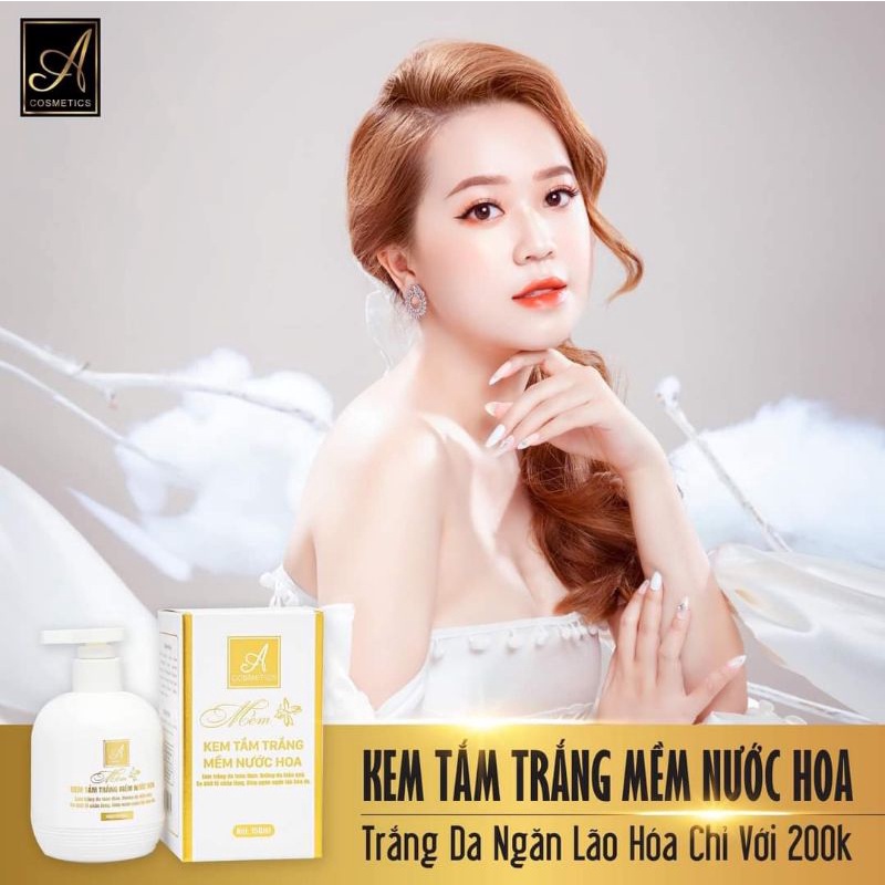 BỘ ĐÔI HOÀN HẢO CHO BODY SỬA TẮM MỀM + BODY MỀM A COSMETIC