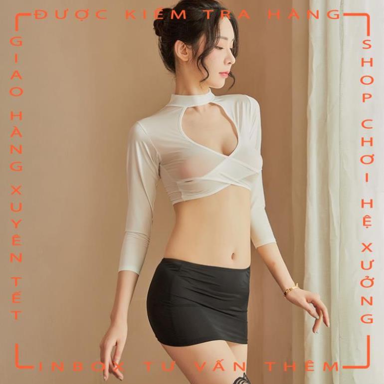 Cosplay cô nàng thư ký gợi cảm hở ngực bộ đồ ngủ sexy 1012  - hot tiktok | BigBuy360 - bigbuy360.vn