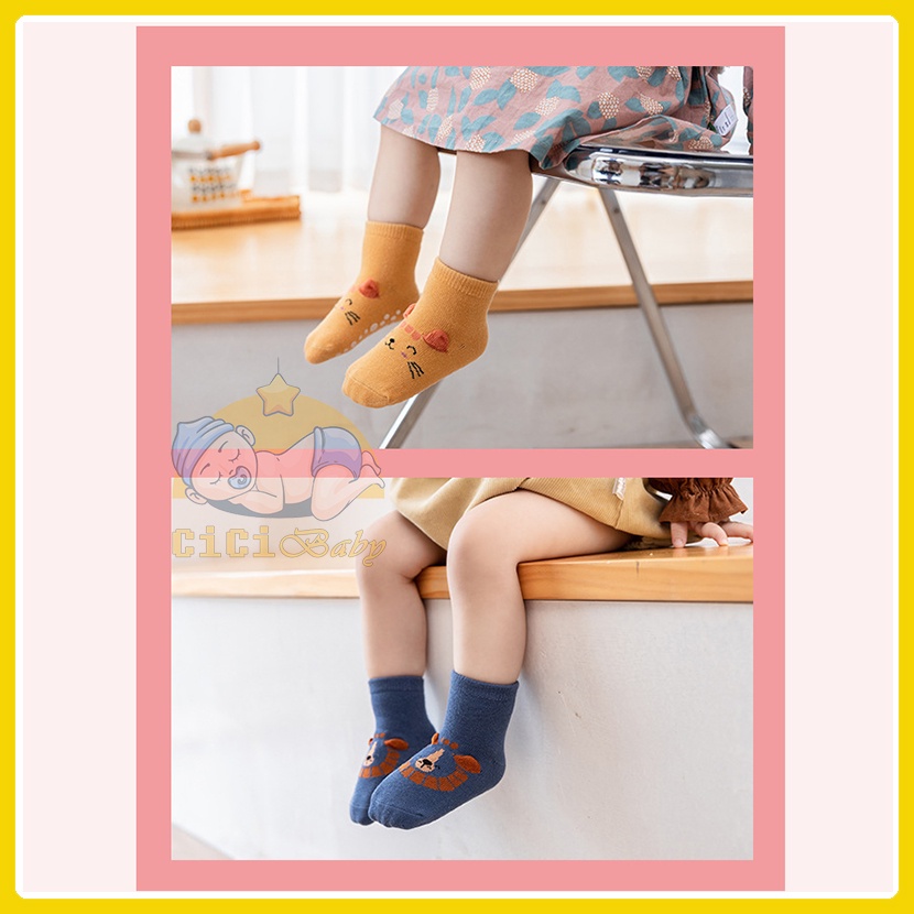 Tất chống trơn trượt cho bé, vớ trẻ em Kids Socks phong cách Hàn Quốc họa tiết dễ thương – >>> top1shop >>> shopee.vn