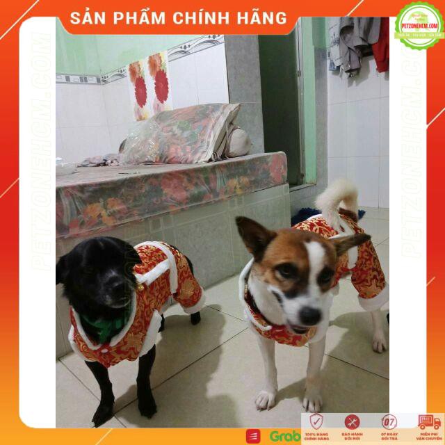 ÁO GẤM TẾT CHO CHÓ MÈO