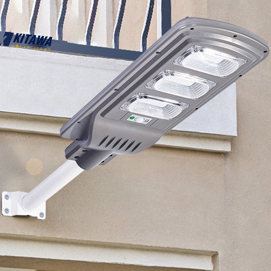 Đèn năng lượng mặt trời Kitawa 120W, có điều khiển từ xa, chống nước IP67, bảo hành 1 năm