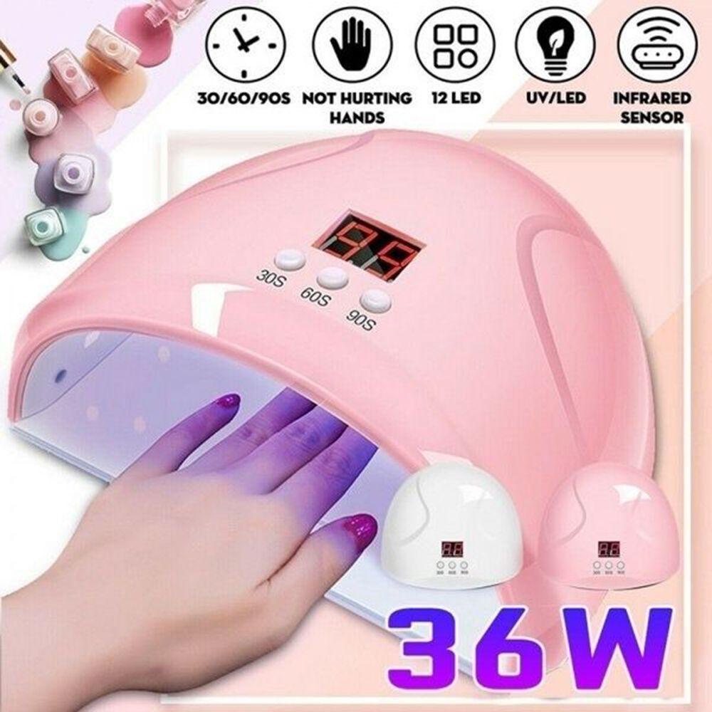 Đèn Hong Khô Sơn Móng Tay Nhanh Khô Cảm Biến Tự Động Sạc Cổng USB Thiết Kế Nhỏ Gọn Dùng Trong Nhà