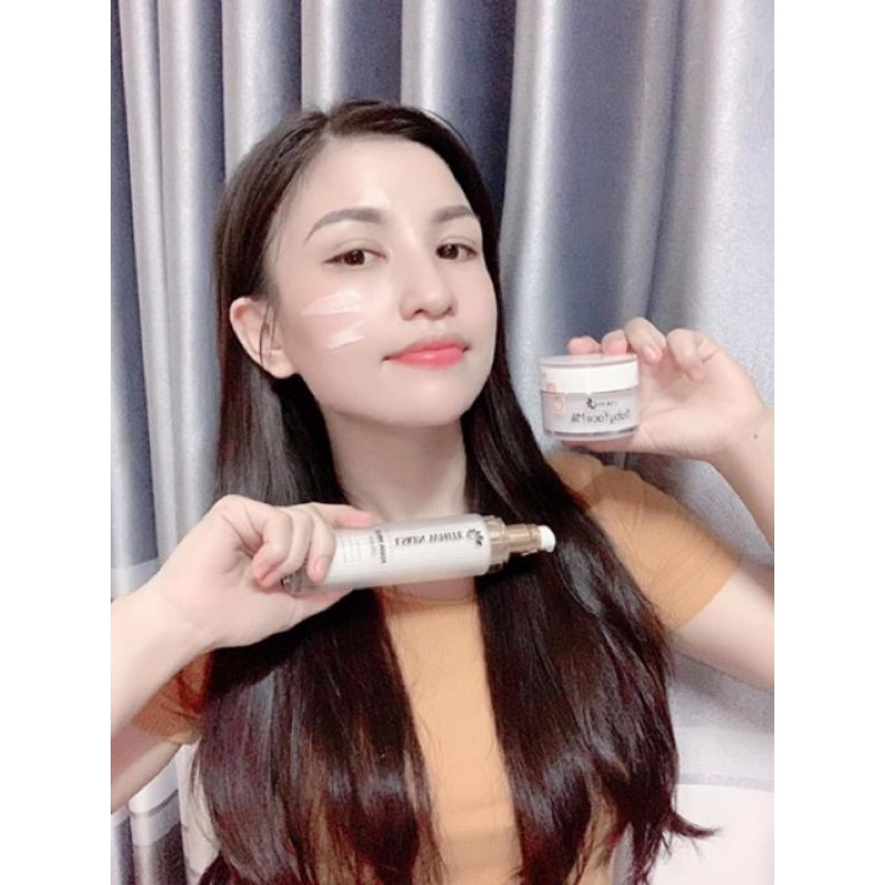 Combo Ủ Kén Tằm và kem baby face chuẩn ko