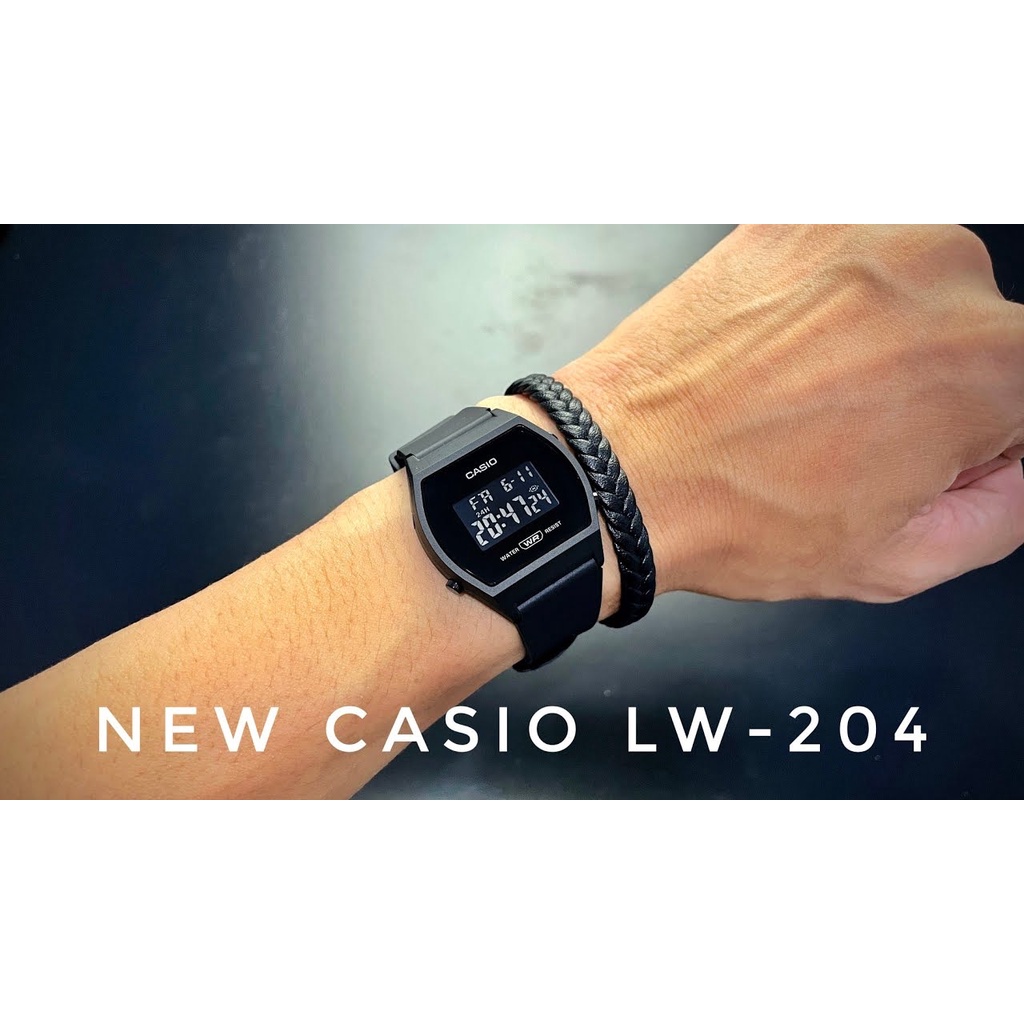 Đồng hồ Nữ Casio LW204, đồng hồ chính hãng, dây nhựa dẻo các màu