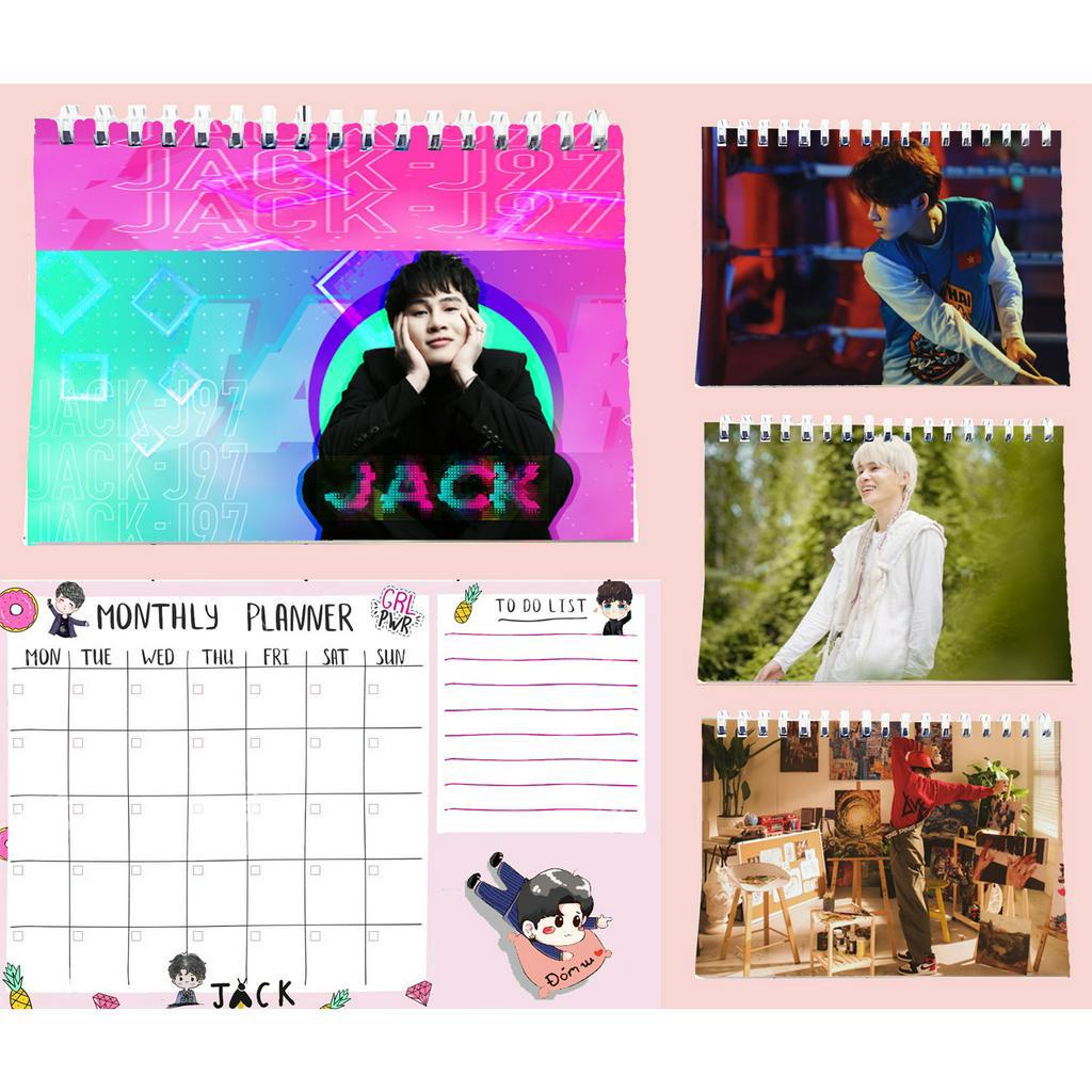 Sổ kế hoạch tháng jack J97 MPI17 Monthly Planner 12 trang