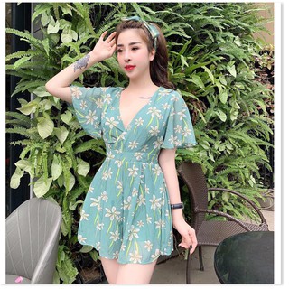 (Top bán chạy) Jumpsuit nữ voan hoa cực xinh hàng thiết kế dành riêng cho bạn gái ngày hè HOT 2020 HP