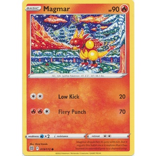 Thẻ bài pokemon magmar - 19/172 - common