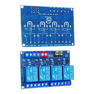 Module  4 relay 5Vdc có optocoupler 2 mức kích high/low HTC