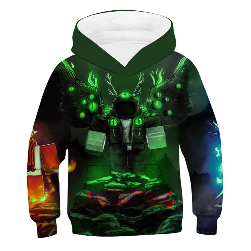 Hoạt Hình Áo Hoodie In Hình Roblox Dễ Thương Cho Bé