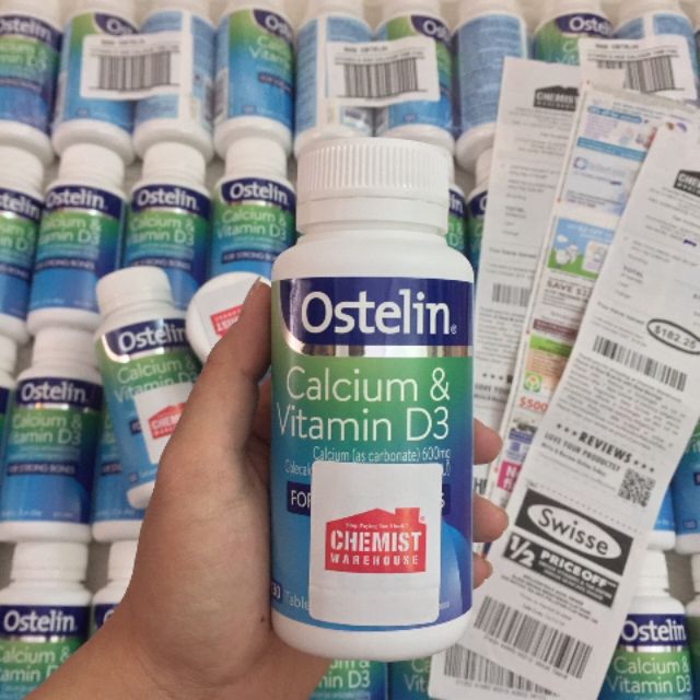 Ostelin Calcium & Vitamin D3 - 130 viên