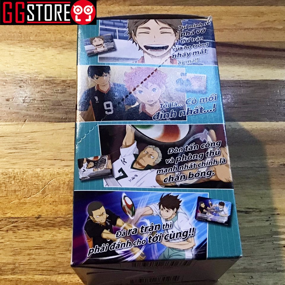 Thẻ Bài Haikyuu Chính Hãng - Hộp Mở Rộng Đợt 3: Đụng Độ Đại Đế