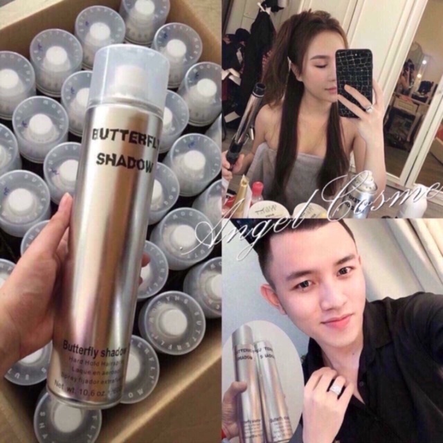 Keo xịt tóc Butterfly Shadow CHAI 320ml