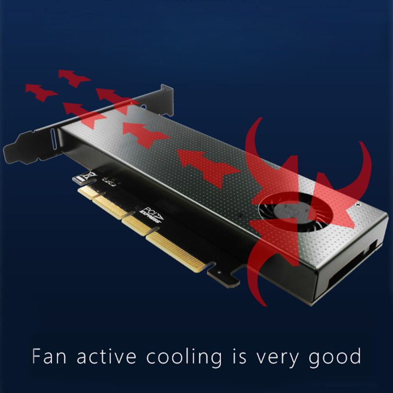 Dây Cáp Chuyển Đổi M.2 NVMe Sang PCIE3.0 GEN3 Chuyên Dụng Cho Thẻ Máy Tính M.3