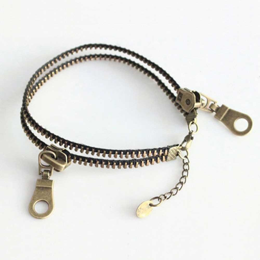 Vòng Đeo Cổ Chân Bằng Kim Loại Hình Khóa Kéo Nhiều Màu Thời Trang Cổ Điển Cho Nam Và Nữ | BigBuy360 - bigbuy360.vn