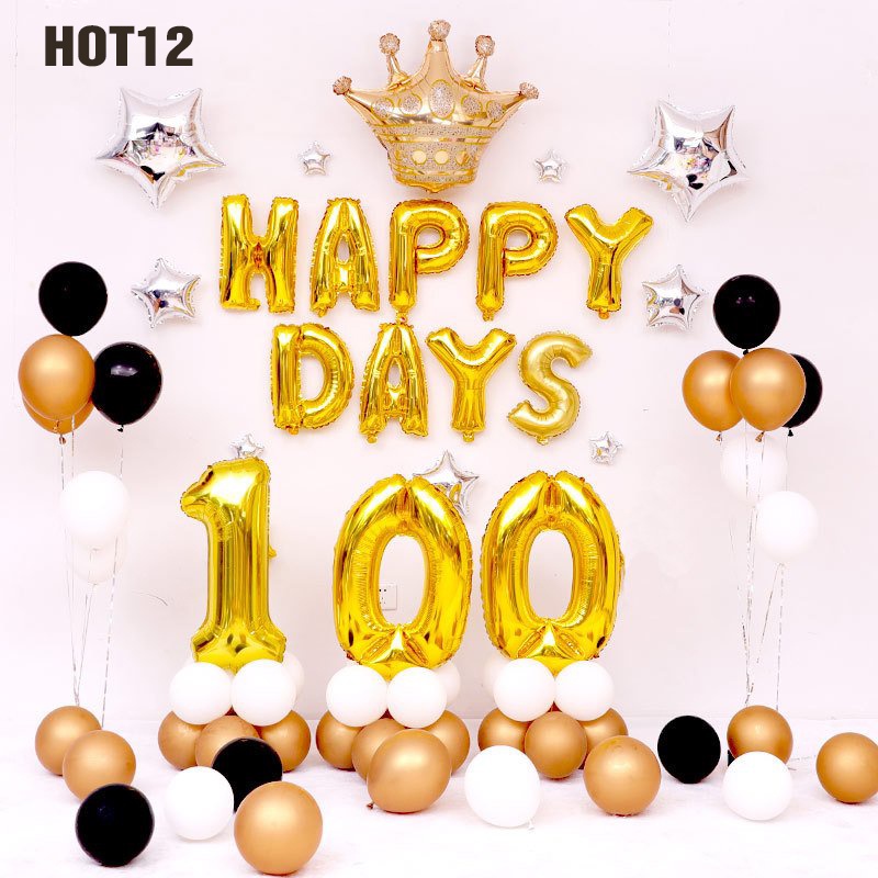 COMBO set bóng trang trí sinh nhật [Siêu đẹp mà dễ làm]