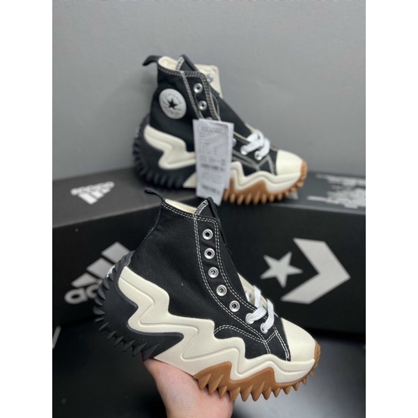 GIÀY CONVES RUN STAR MOTION ĐEN CỔ CAO SC