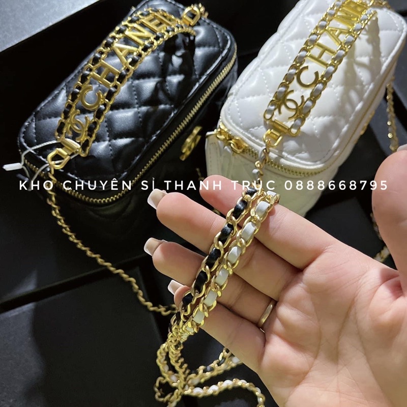 Túi cốp trần ô da mềm quai sắt C mini size 17cm siêu hot 2022