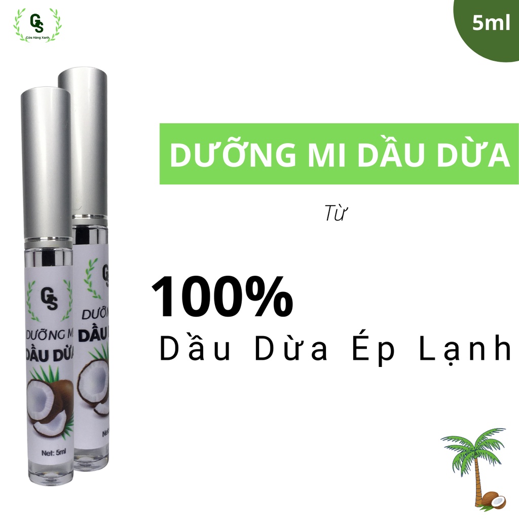 Mascara Dầu Dừa Nguyên Chất Dưỡng Mi Dài