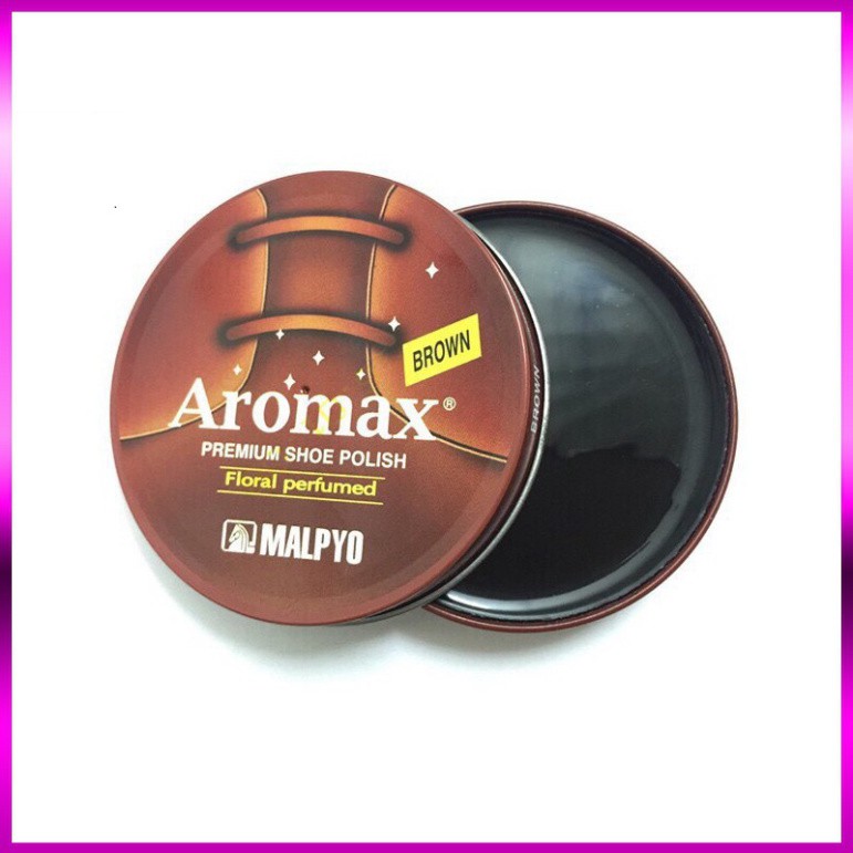 [Beman123]  Xi Đánh Giày Aromax Hàn Quốc Cao Cấp, Chất Lượng, Đủ 3 Màu Đen, Nâu Bò, Trắng Bóng