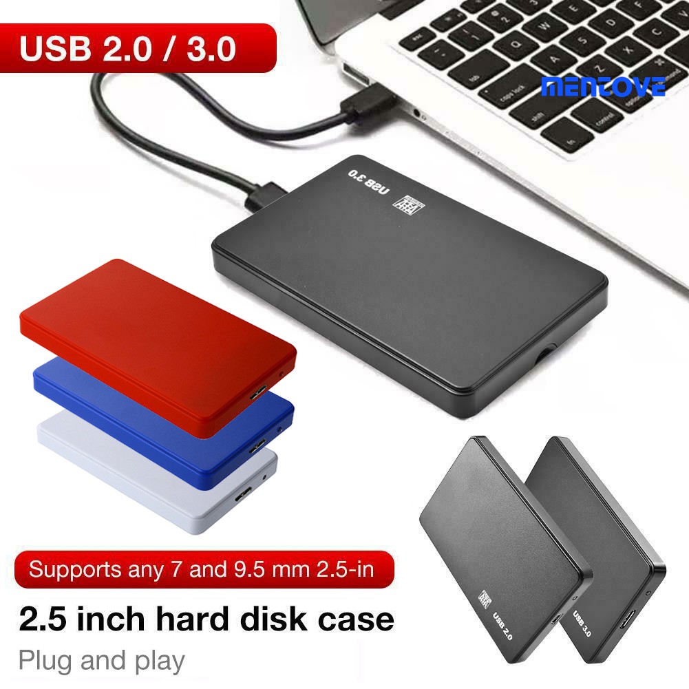 Hộp Đựng Ổ Cứng Ngoài Usb 3.0 / 2.0 2.5inch Sata Hdd Ssd
