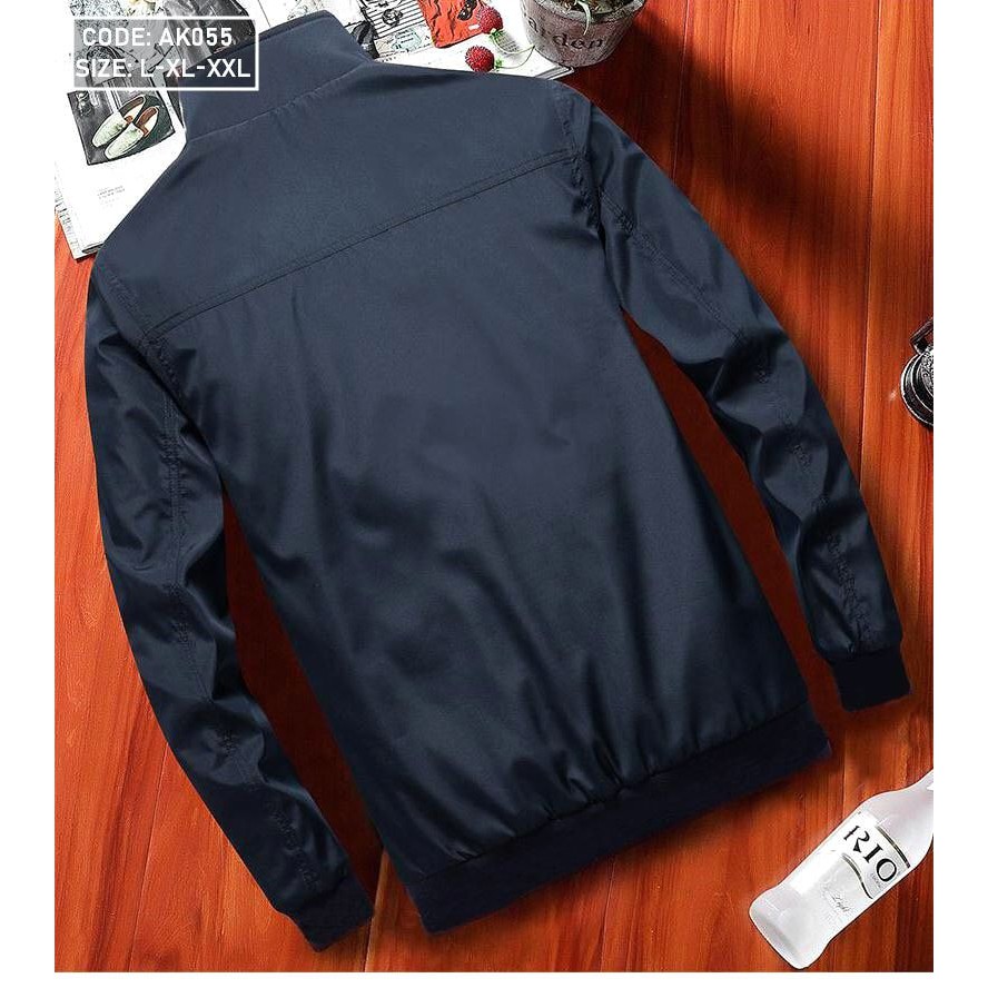 Áo khoác dù nam phối túi cao cấp gồm 2 màu (size L->XXL) 055