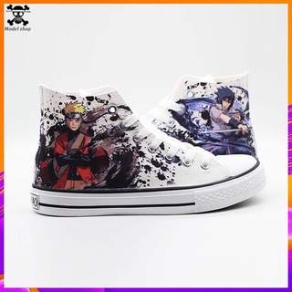 Naruto Anime Fashion Giày vải nam và nữ