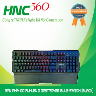 Bàn phím Fuhlen D Destroyer Mechanical Blue Switch Black