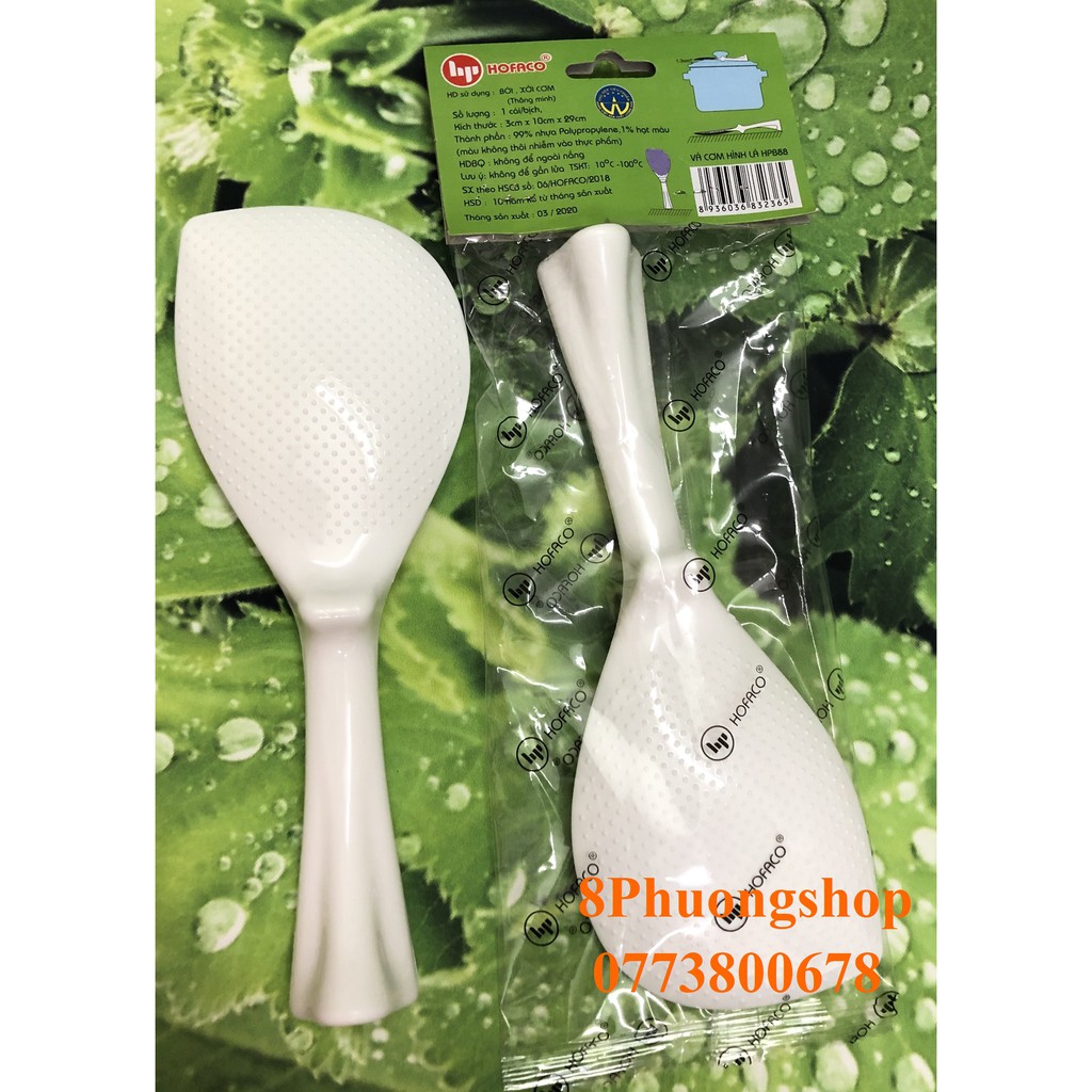 Vá xới cơm Hafaco - muôi xới cơm chống dính, an toàn cho sức khỏe-HPB88