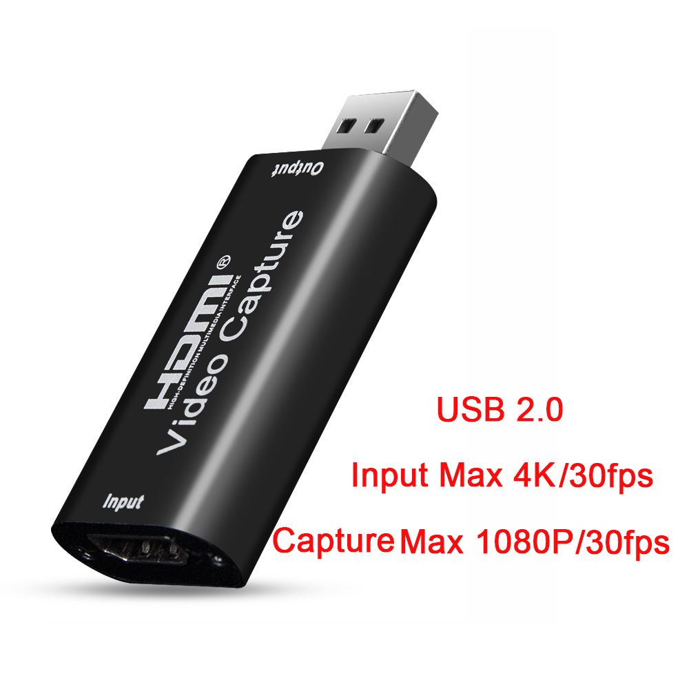 Đầu thu tín hiệu video HD 1080P HDMI sang USB 2.0 kèm phụ kiện tiện dụng