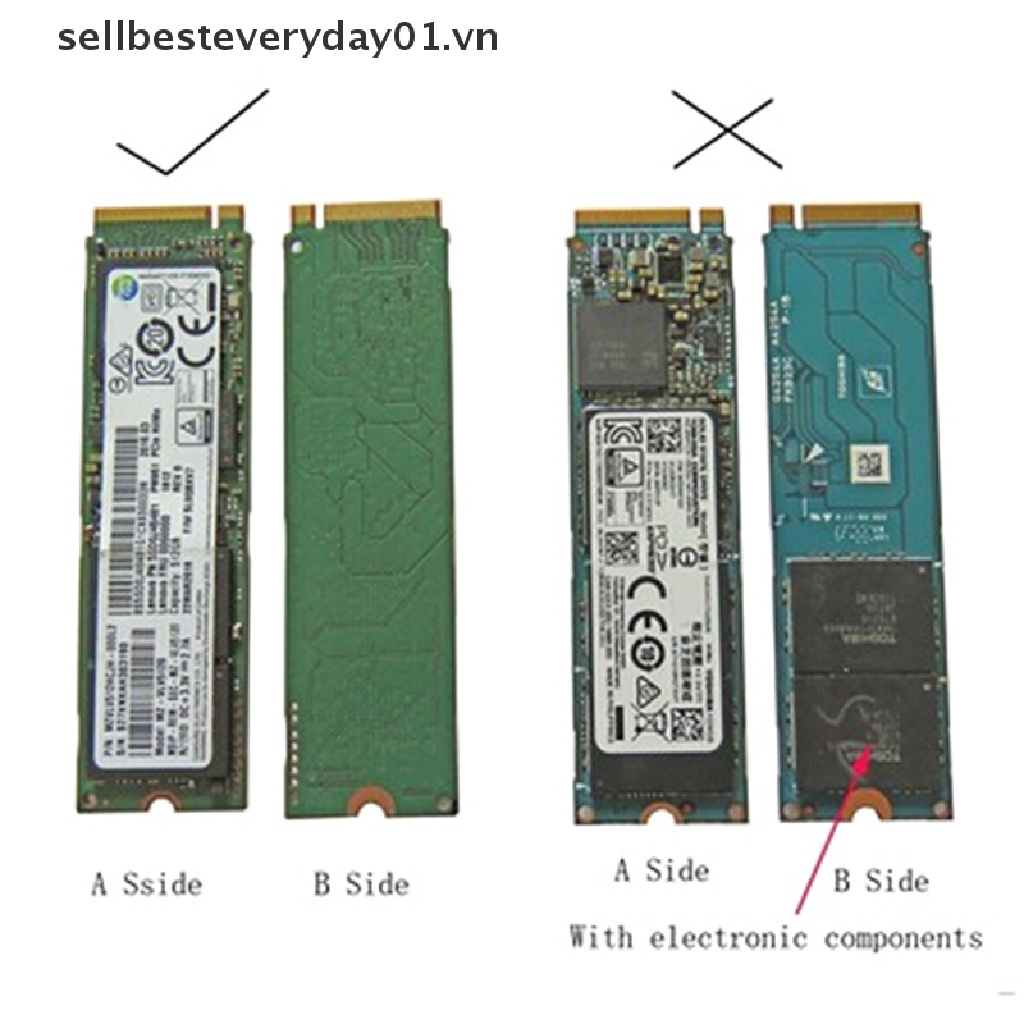 Thẻ chuyển đổi NVMe PCIe M.2 NGFF SSD thích hợp cho Macbook Air Pro 2013 2014 2015