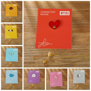 Huy hiệu kim loại hình nhóm nhạc BTS bt21
