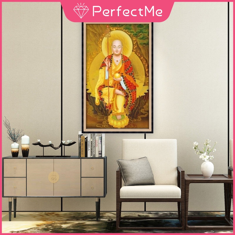 Tranh Đính Đá 5D Tự Làm Hình Phật 30×40cm Trang Trí Nhà Cửa