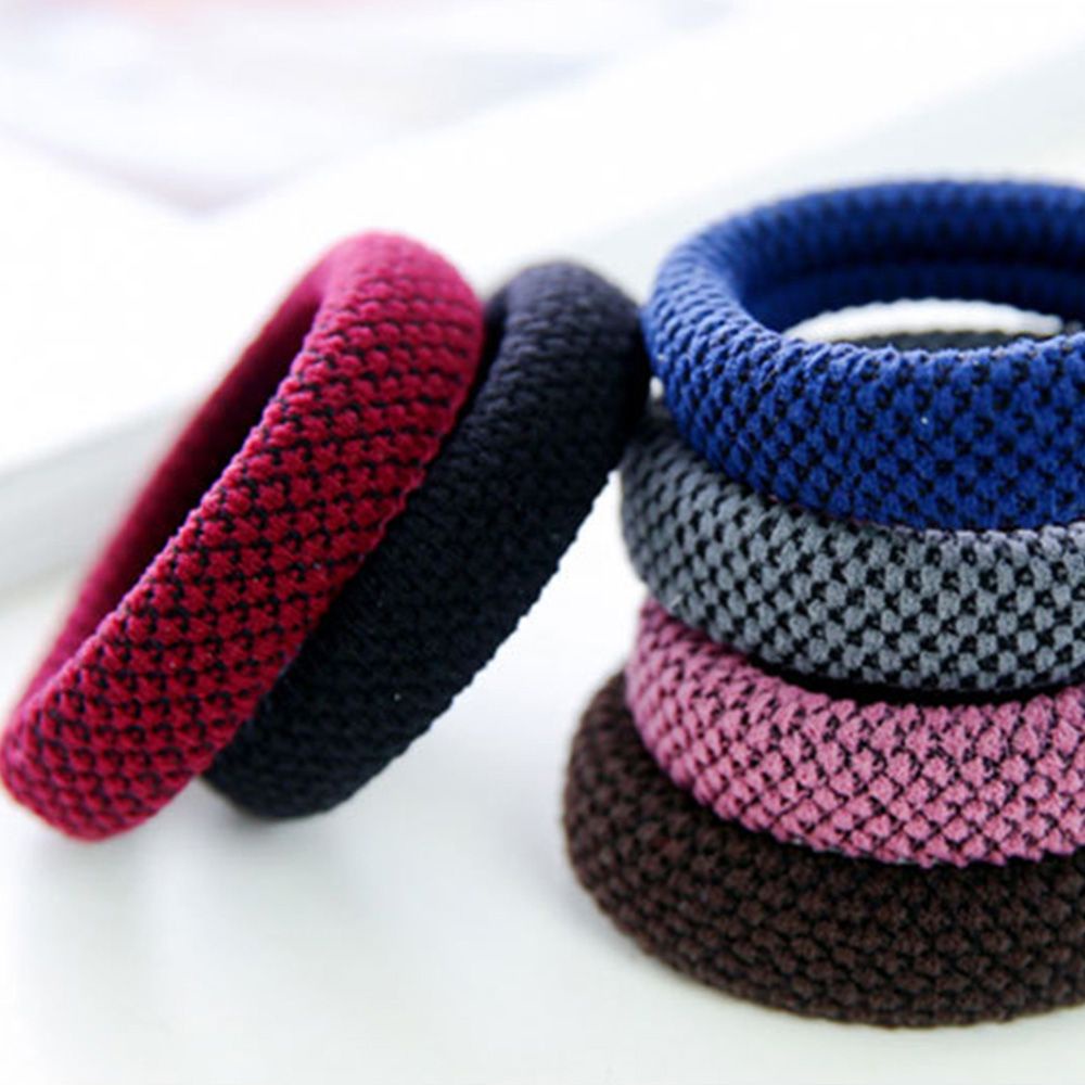 Dây Buộc Tóc Cao Su Co Giãn Nhiều Màu Thời Trang Cho Nữ