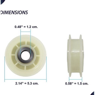 BÁNH TỲ ĐỠ LỒNG MÁY SẤY WHIRLPOOL & MAYTAG