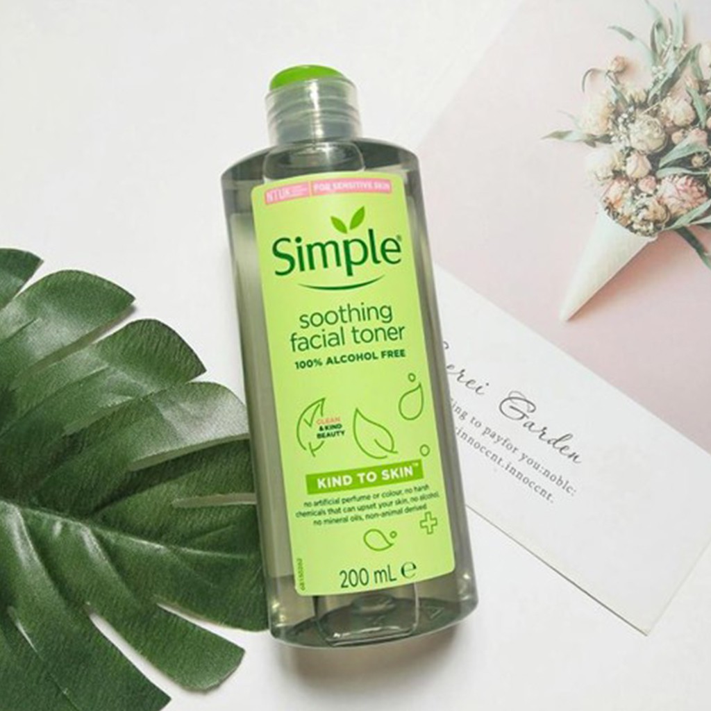 Nước Hoa Hồng Simple Kind To Skin Soothing 200ml | BigBuy360 - bigbuy360.vn