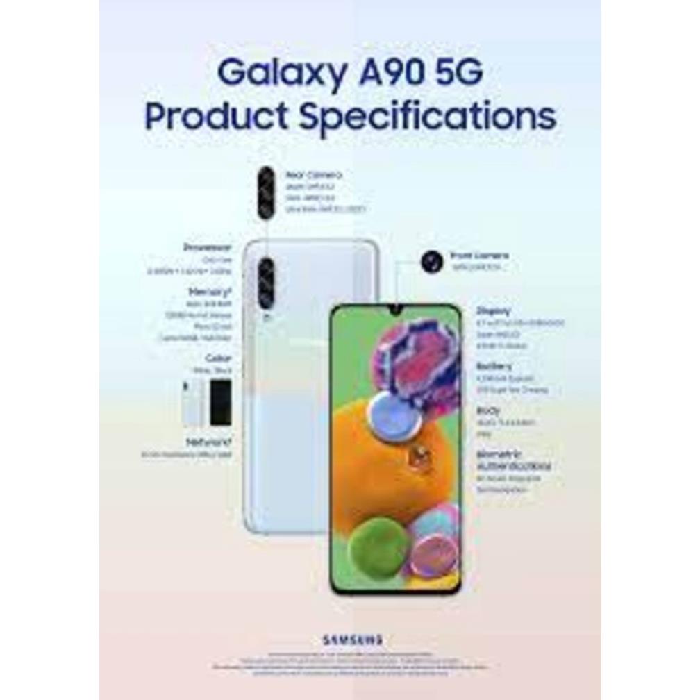 Điện thoại Samsung Galaxy A90 hỗ trợ 5G ram 6G rom 128G, cấu hình cao, cày Game nặng siêu mượt - GS 04