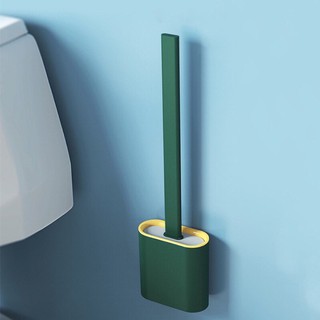 Cọ vệ sinh toilet silicon kèm hộp đựng