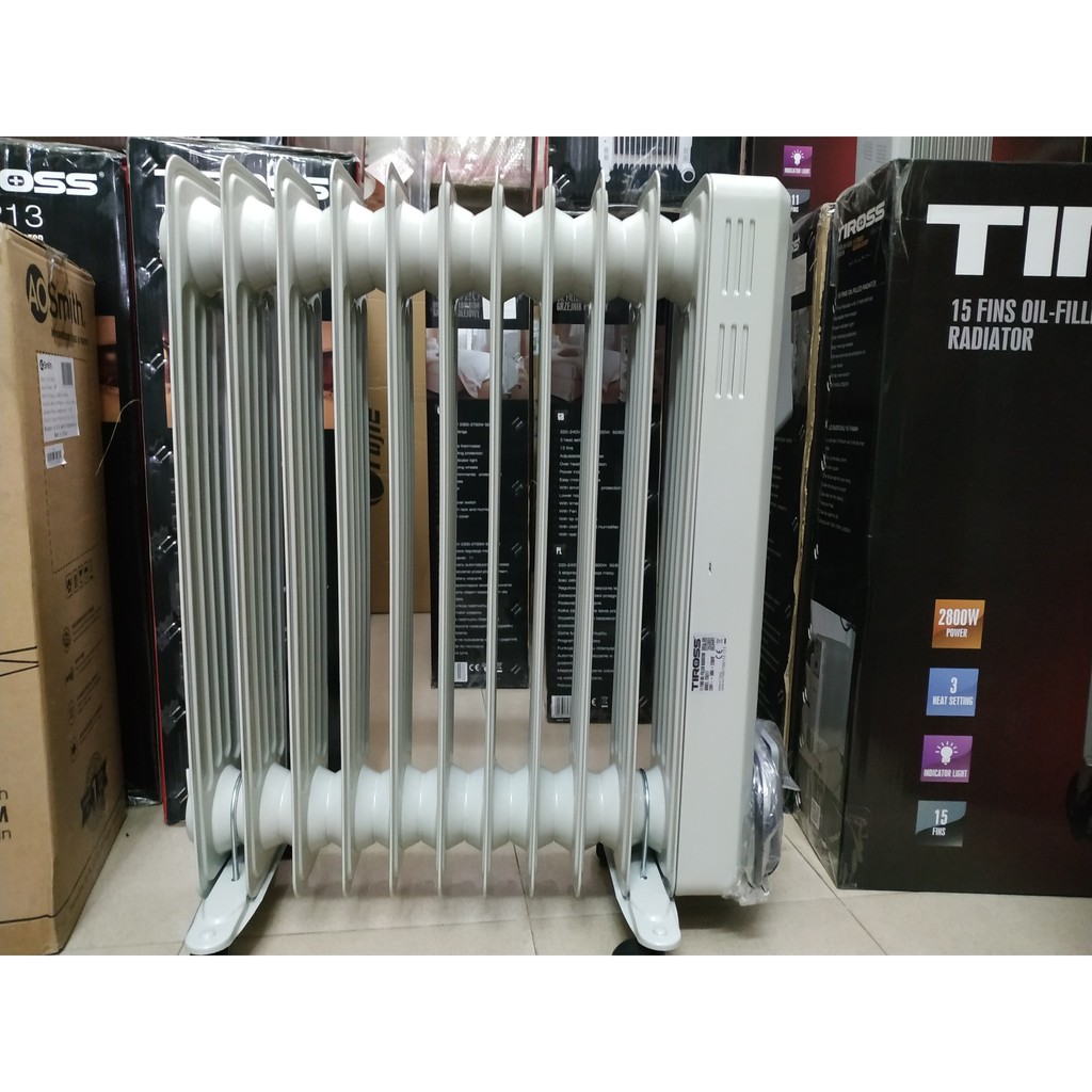 Máy sưởi dầu Tiross 11 thanh TS9217 (công suất 2200W) - Hàng chính hãng